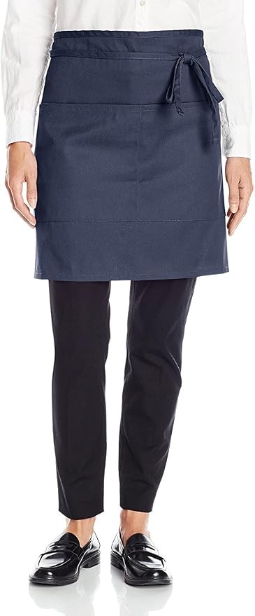 Uncommon Threads Unisex Half Waist Apron with Two Pockets by Uncommon+Threads
