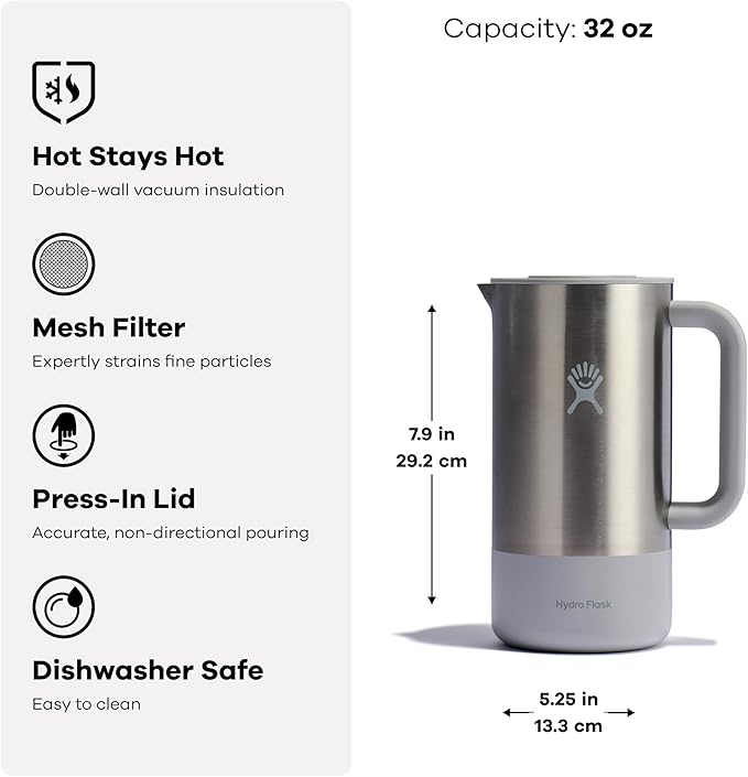 FRENCH PRESS BIRCH GRAY