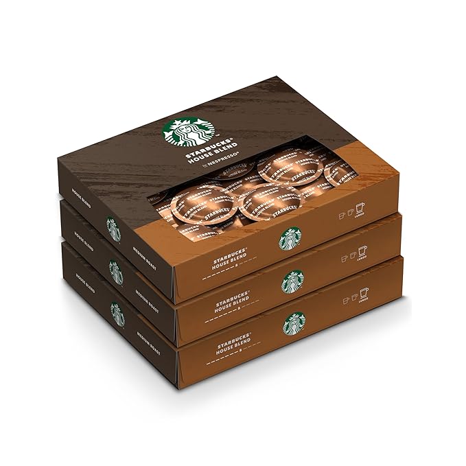 Nespresso Professional Coffee Capsules, Starbucks® House Blend Coffee Bundle, 150-Count Coffee Capsules