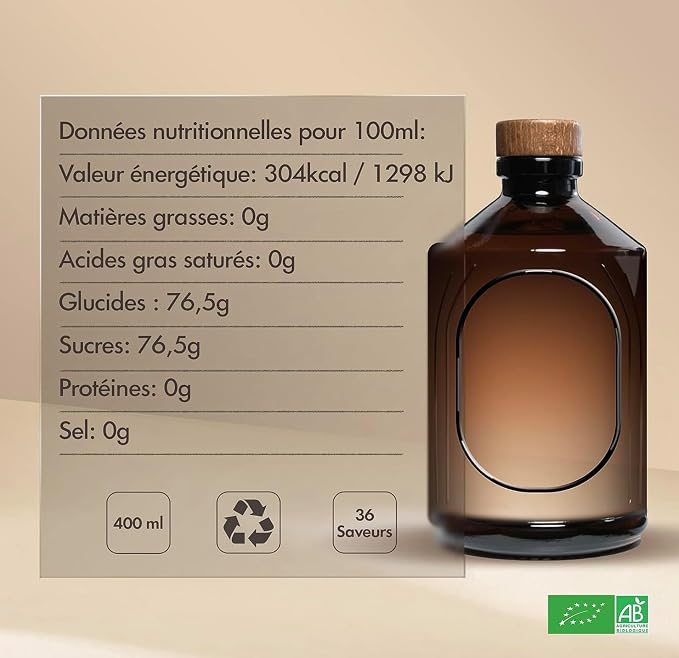 Bacanha Organic Raw Lavender Syrup - Premium French Floral Syrup - Herbaceous & Sweet Flavor for Cocktails, Lemonades & Teas - Gourmet Organic French Syrup for Coffee, Lattes - 400ml Glass Bottle - Image 2