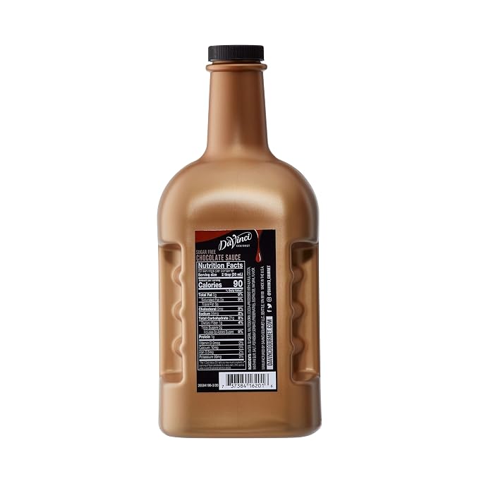 DaVinci Gourmet Sugar Free Chocolate Sauce, 64 Fluid Ounces (Pack of 1) - Image 2