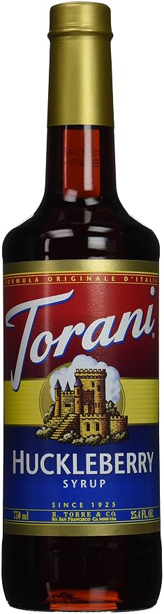 Torani Huckleberry Syrup, 750 mL by Torani