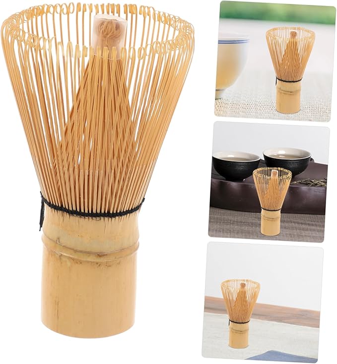Luxshiny 120pieces Japanese Matcha Whisk Traditional Whisk for Tea Ceremony Comfortable Grip Flavor and for Matcha Tea Enthusiasts