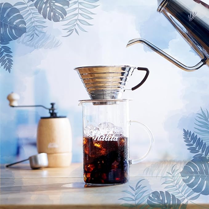 Kalita Wave Series Wave Dripper 155 [For 1 to 2 People] #04151 ,brown (bronze)