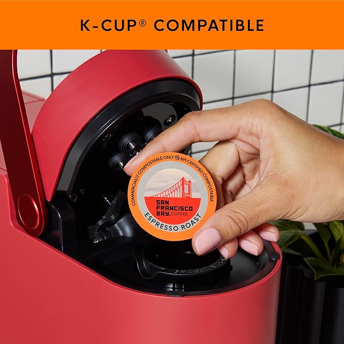 San Francisco Bay Compostable Coffee Pods - Assorted Variety Pack (80 Ct) K Cup Compatible including Keurig 2.0, Donut Shop, Colombian, Hazelnut, Espresso