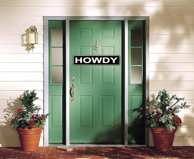 Howdy Cowboy Sign – Vintage Ranch Decor Metal Plaque for Western Bar, Cafe, or Home, 16x4 Inch Rustic Wall Art - Image 6