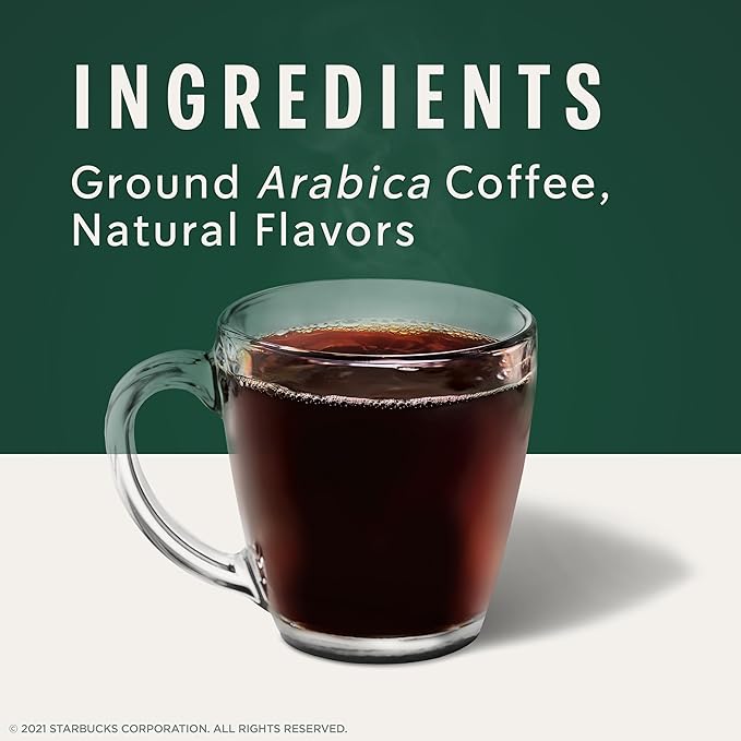 Starbucks K-Cup Coffee Pods, Cinnamon Dolce Flavored Coffee, Naturally Flavored, 100% Arabica, 1 box (10 pods) (Pack of 2)