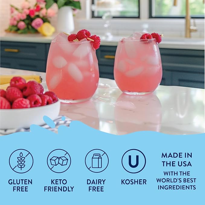 Jordan's Skinny Mixes Sugar Free Syrup, Raspberry Flavor, Fruit Flavored Water Enhancer, Drink Mix for Ice Tea, Lemonade & More, Zero Calorie Flavoring, Keto Friendly, 25.4 Fl Oz, 2 Pack - Image 6