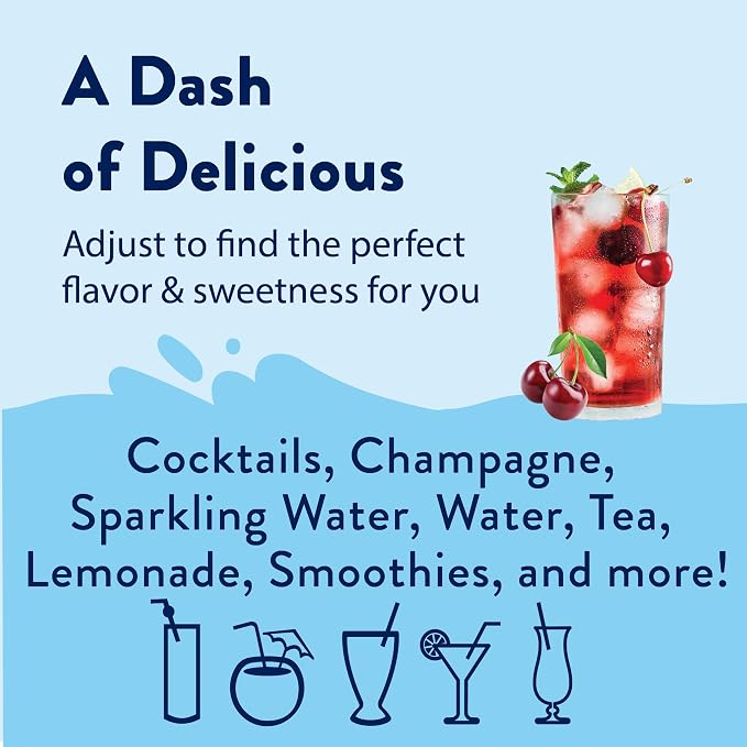 Jordan's Skinny Mixes Sugar Free Syrup, Cherry Flavor, Fruit Flavored Water Enhancer, Drink Mix for Iced Tea, Lemonade, Drinks, Low Calorie Water Flavoring, Dairy & Gluten Free, Kosher, 25.4 Fl Oz - Image 6