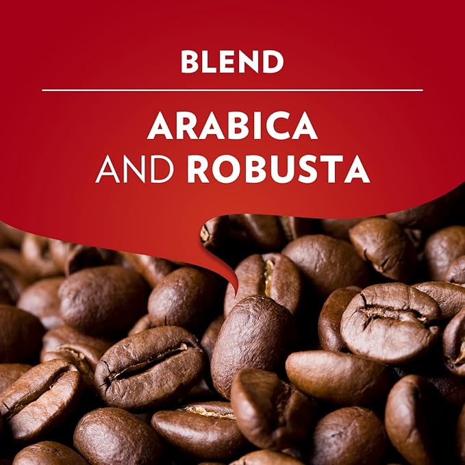 Lavazza Qualità Rossa Whole Bean Coffee, Medium Roast, Arabica and Robusta Blend, 2.2 lb Bag (Pack of 1)