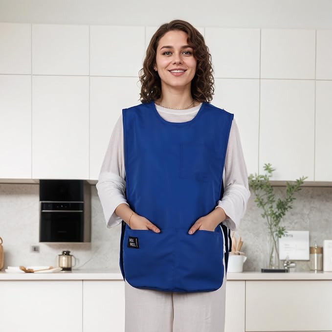 Waterproof Unisex Cobbler Apron with 4 Pockets Vest Style Ultralight Chef Waiter Work Overalls - Image 5