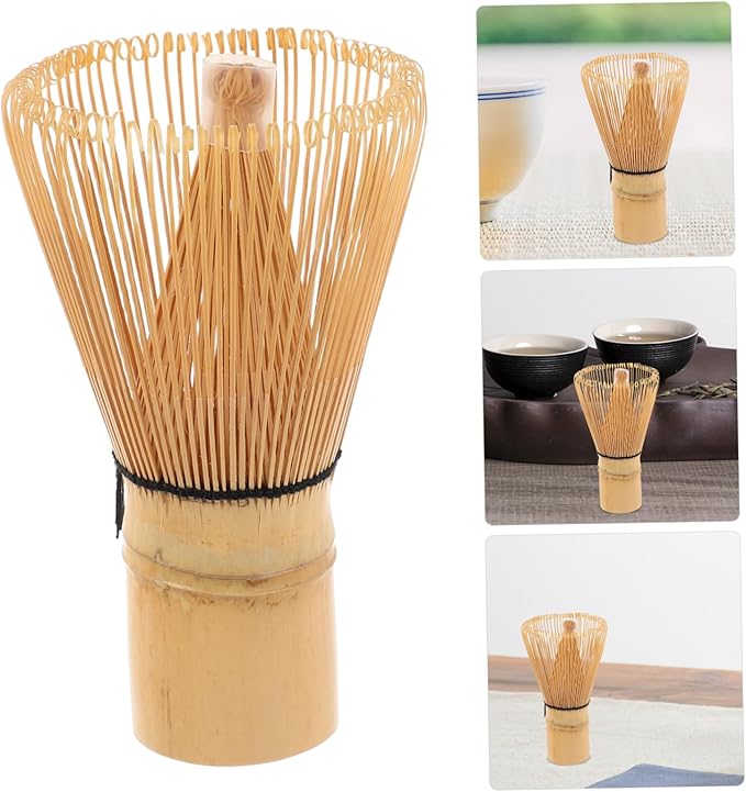 120pieces Bamboo Matcha Whisk Traditional Japanese Tea Ceremony Chasen for Smooth Mixing Ergonomic Handle for Ceremonial and Everyday Use Tines for Optimal Whisking