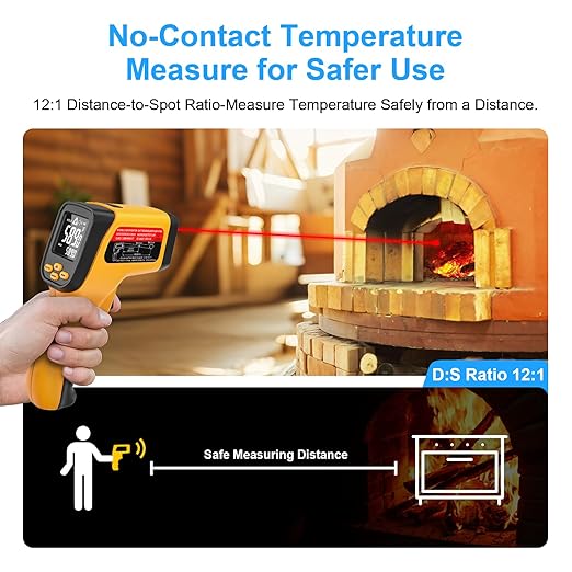 Infrared Thermometer (-58℉～1472℉(-50℃～800℃))