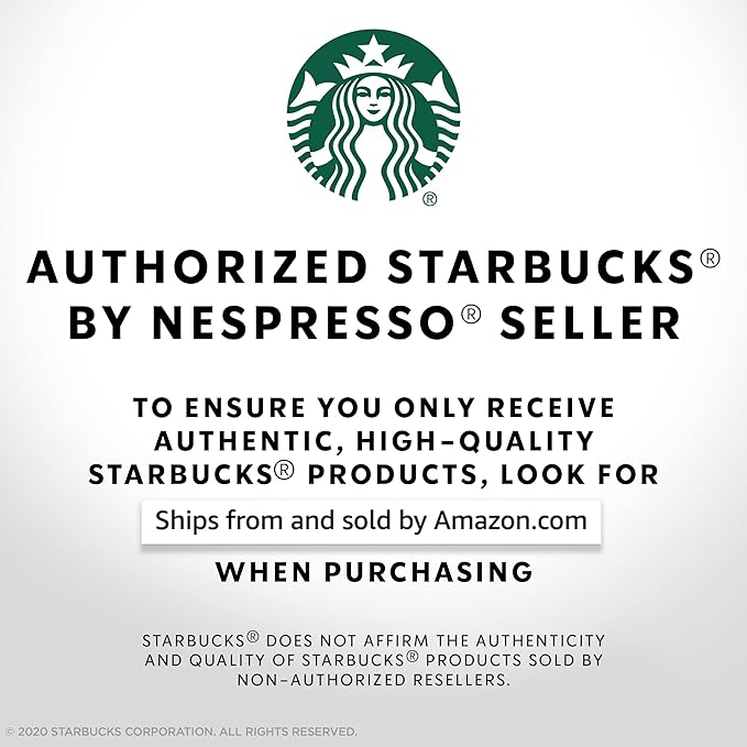 Starbucks by Nespresso Original Line Medium Roast Breakfast Blend Coffee,Espresso Pods, 10 Count(Pack of 10)
