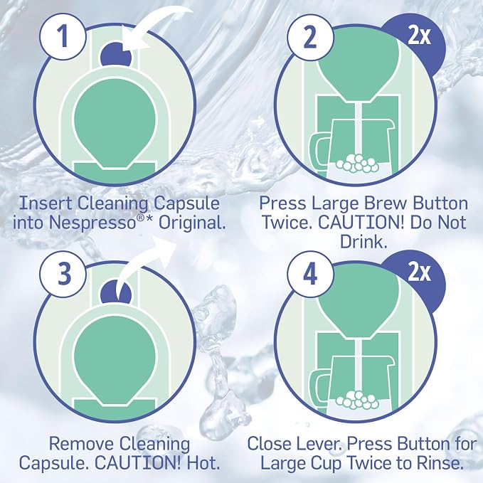 10 Pack Cleaning Pods Compatible with Nespresso Original Machines I Cleaning Kit for Better Tasting Coffee I Coffee Machine Cleaner I Easy and Safe to Use - Image 8