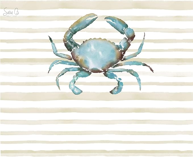 Tervis Venture Lite Sara Berrenson - Atlantic Crab Made in USA Double Walled Insulated Tumbler Travel Cup Keeps Drinks Cold & Hot,