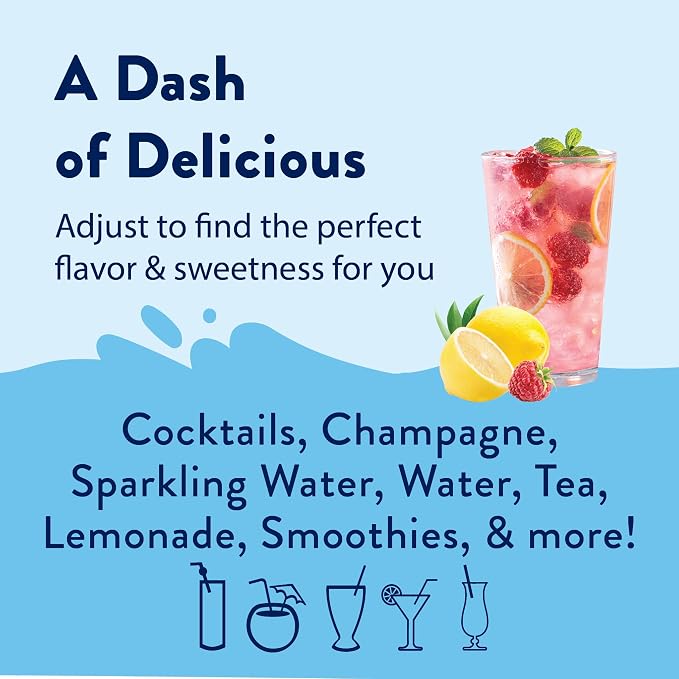 Jordan's Skinny Mixes Sugar Free Syrup, Meyer Lemon Raspberry, Fruit Flavored Water Enhancer, Drink Mix for Iced Tea, Lemonade, Drinks, Low Calorie Water Flavoring, Dairy & Gluten Free, 25.4 Fl Oz - Image 6