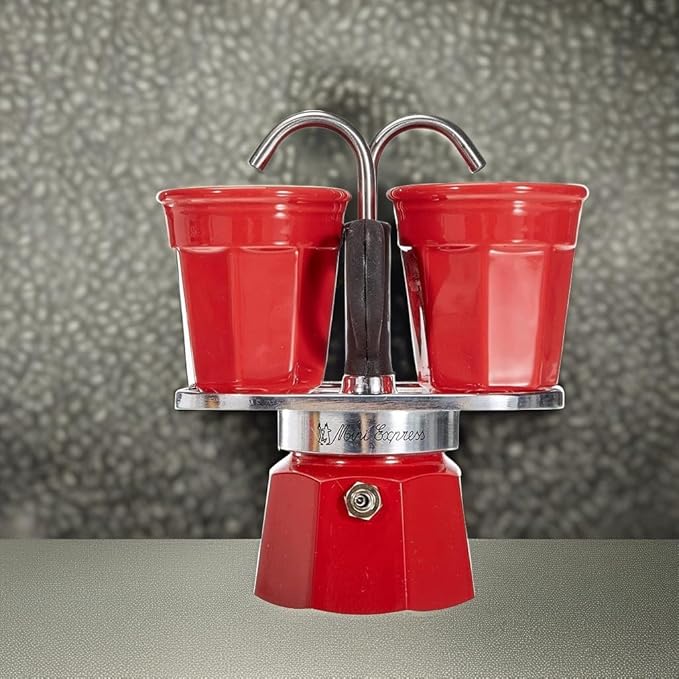 0007303, Bialetti SET MINI EXPRESS, 8006363030489, 2 cups,Red