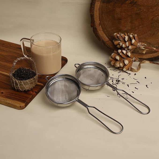 TMT Chai Tea Strainer - Small Stainless Steel Coffee & Tea Filter