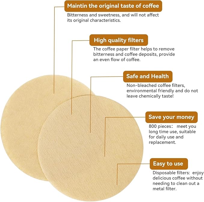Coffee Press Maker -New Desgin Bigger Capacity Quickly Makes Delicious Coffee Without Bitterness - 1 to 3 Cups Per Pressing (Aipressfilter200-FBA)
