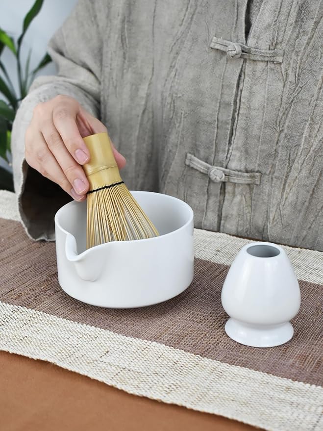 Artcome Premium Matcha Tool Set White 4 Pcs