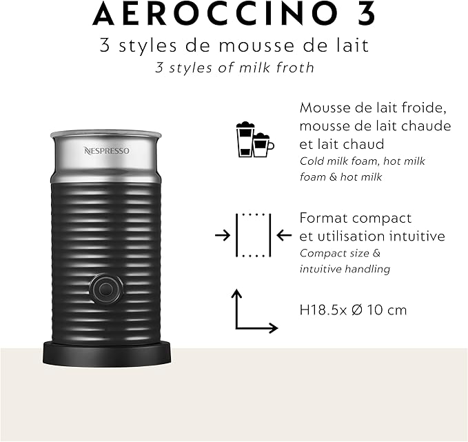 Nespresso Vertuo Next Coffee and Espresso Maker by Breville, with Aeroccino Milk Frother