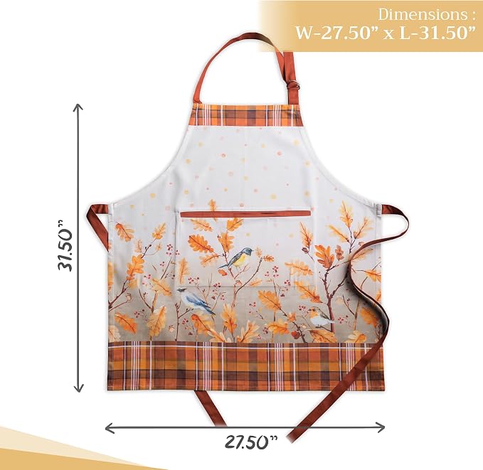 Maison d' Hermine 100% Cotton Apron for women with Pocket Kitchen Chef Apron for Men Cooking Mothers Day Gifts - Image 4
