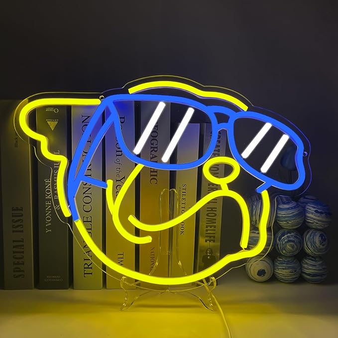 Dog Neon Signs for Wall Decor, Bulldog LED Neon Lights Signs Animal Neon Sign USB Powered Led Light Signs for Pet Shop Birthday Party Bedroom Decor Gifts for Children Kids Girl
