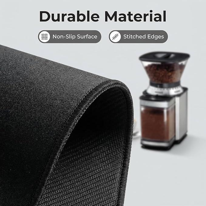 Sliding Pad Compatible with Cuisinart Coffee Grinder (8.6"x7.9") DBM-8P1- Smooth Glide with Anti-Slip Base - Perfect Accessories Fit for Coffee Maker Mat for Coffee Bean Grinder Electric