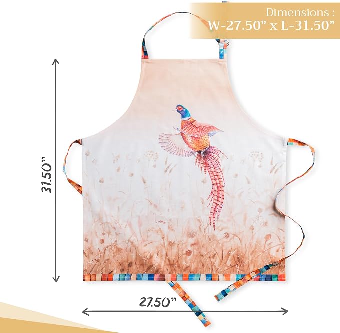 Maison d' Hermine 100% Cotton Apron for women with Pocket Kitchen Chef Apron for Men Cooking Mothers Day Gifts - Image 4