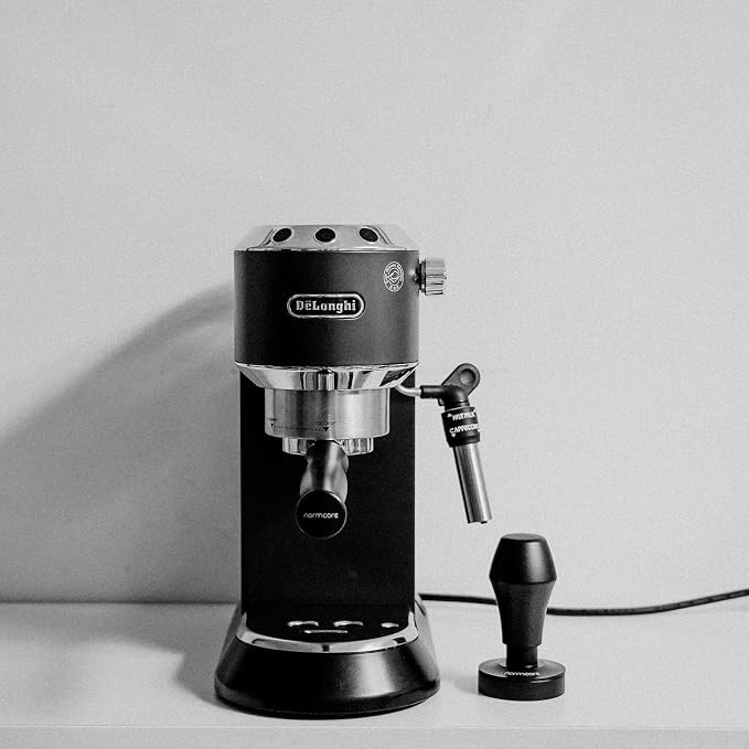 Normcore 51mm Espresso Tamper - Spring-loaded Tamper – Barista Tools - Barista Coffee Tamper with Anodized Aluminum Tamper Stand Holder – Stainless Steel Flat Base - Image 2