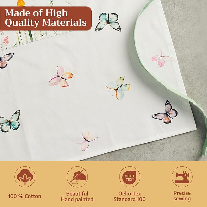 Maison d' Hermine 100% Cotton Apron for women with Pocket Kitchen Chef Apron for Men Cooking Mothers Day Gifts - Image 3