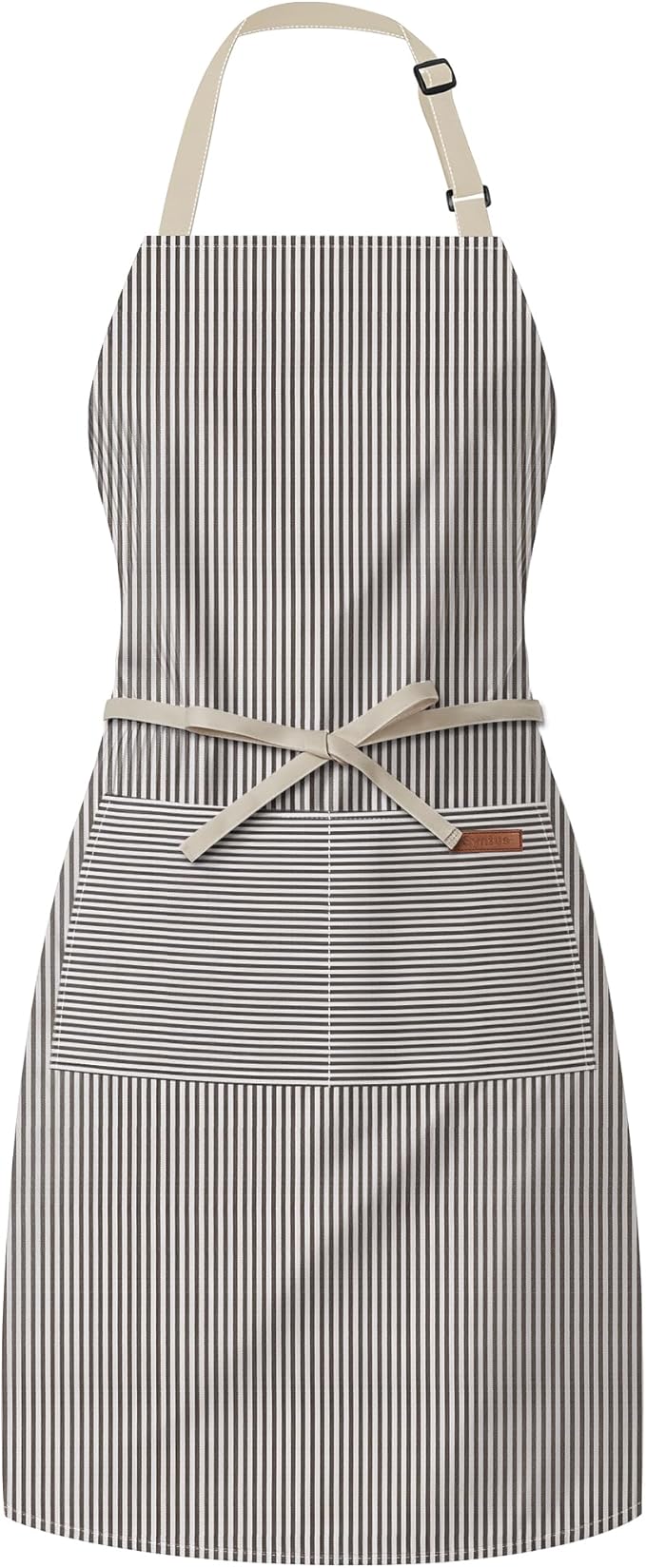 Syntus Chef Apron for Men Women with Pockets, Thick Grilling BBQ Apron | Machine Washable, Thick & Soft, Full Coverage, Adjustable Strap, Long Ties, 2 Pockets, Multi-Purpose, BBQ, Gift by Syntus