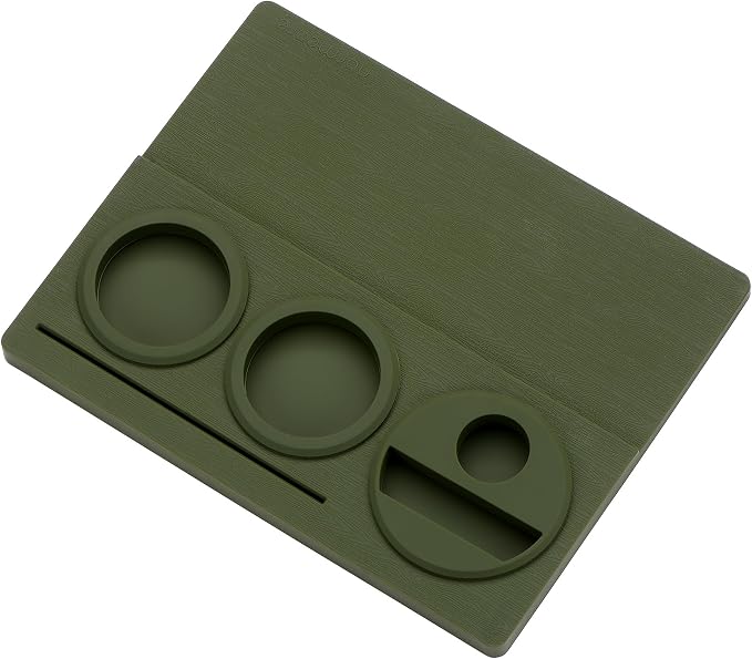 Normcore Espresso Tamping Mat, Silicone Tamper Mat, Espresso Accessories Tool for Baristas, Food Grade Non-Slip Silicone, 9.5 Inch x 7.5 Inch, Dark Green - Image 4