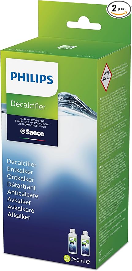 Philips CA6700/22 Universal Liquid Descaler for Philips, Saeco and Other Fully Automatic Coffee Machines Value Pack 2 x 250 ml by PhilipsKitchenAppliances