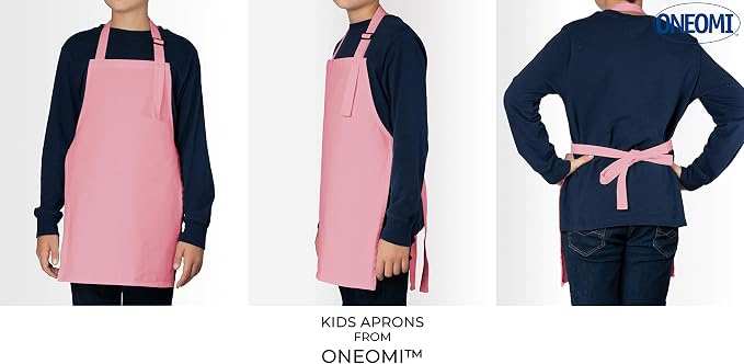 Kids Apron, Medium, 100% Cotton With An Adjustable Strap to fit All Ages - Image 6