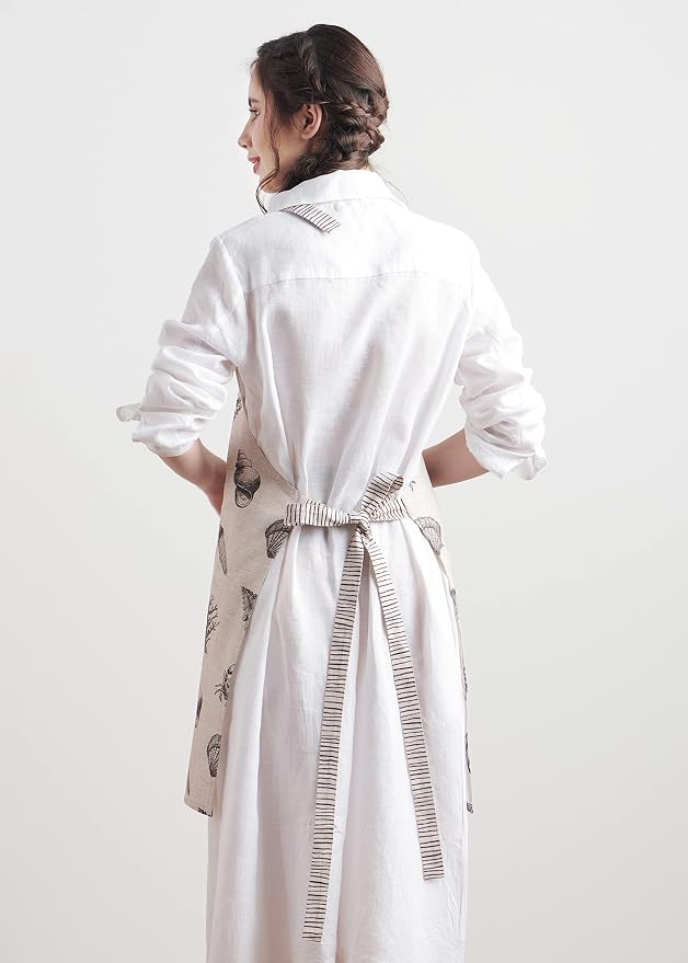 Maison d' Hermine 100% Cotton Apron for women with Pocket Kitchen Chef Apron for Men Cooking Mothers Day Gifts - Image 8