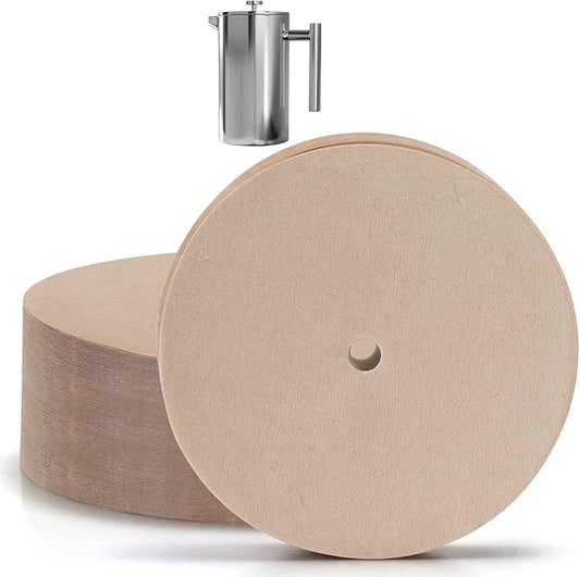 Coffee Filters Compatible with French Press 34oz, 100Pcs Percolator Filters For Mueller 34oz Coffee Maker