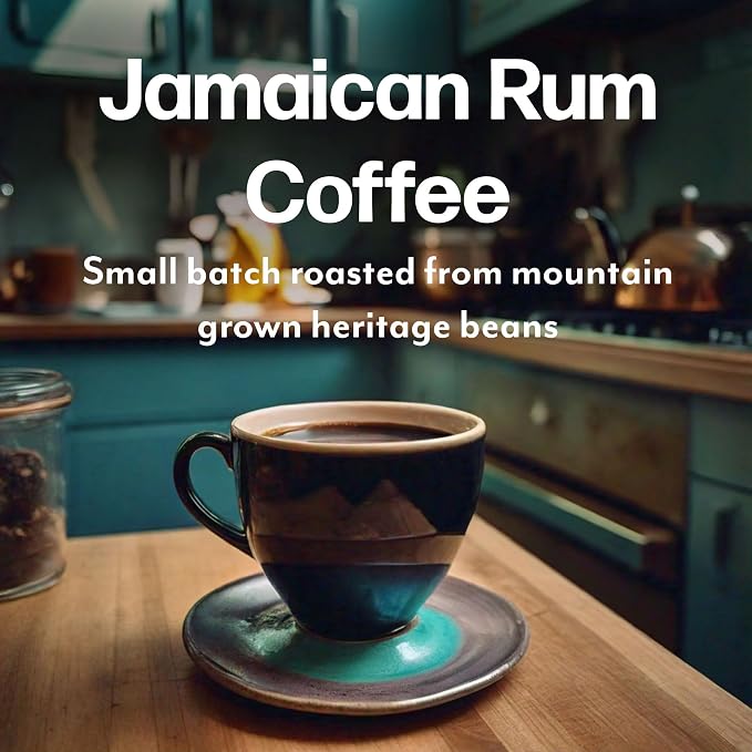 Maud's Jamaican Rum Yum Flavored Coffee Pods, 18 ct, Medium Roast Flavored Coffee in Single Serve Pods – 100% Arabica Beans, Compatible with Keurig K Cups Maker - Image 2