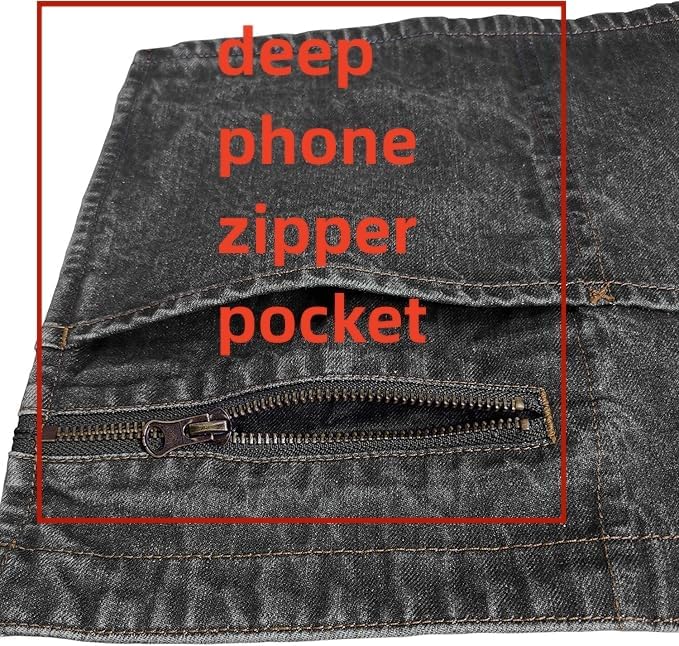 100% Cotton Denim Waist Apron with Zipper Pocket & Pen Pocket, 13" X 25", (5 Pockets) - Image 2