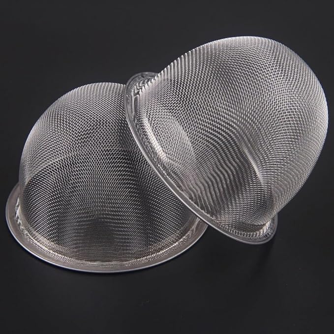 Reusable Stainless Steel Tea Infuser Mesh Strainer, Silver 6cm Metal Teapot Replacement Mesh Strainer, Tea Steeper Basket Filter Mug, Cup, Teapot Accessories, Cup Accessories