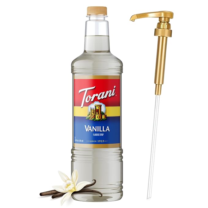 Torani Vanilla Syrup PET (1L) by Torani