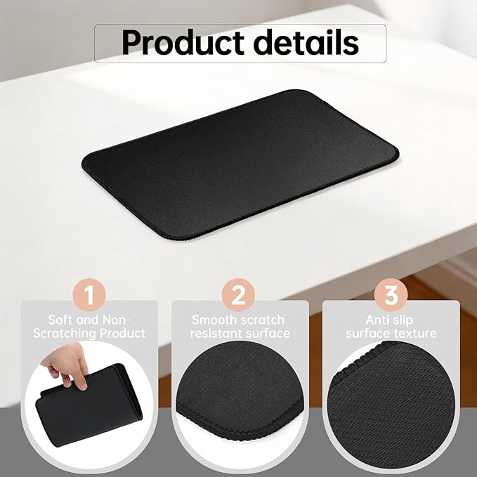 Sliding Pad for KRUPS Simply Brew Compact 5 Cup Coffee Maker (8.7"×6.3")- Smooth Glide with Anti-Slip Base - Perfect Accessories Fit for Krups Coffee Makers