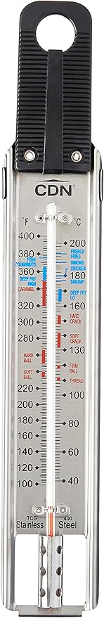 CDN TCG400 - Candy & Deep Fry Ruler Thermometer