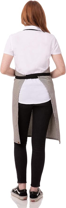 Chef Works Unisex Portland Kitchen Apron, Black, One Size - Image 4