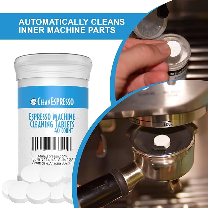 CleanEspresso - Designed For Breville Cleaning Kit - 40 Cleaning Tablets and 6 Water Filters for Breville Espresso Machines - 2g Espresso Machine Tablets - Image 3
