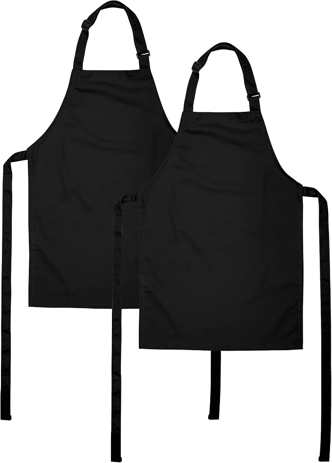 Kids Apron, Medium, 100% Cotton With An Adjustable Strap to fit All Ages by ONEOMI