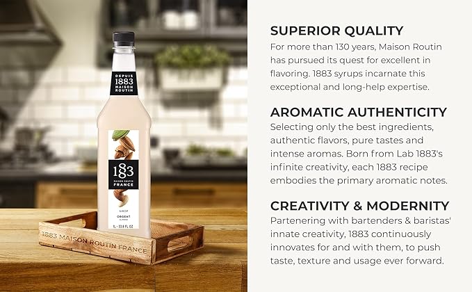ALLEGRO Almond Syrup - Ordering Only, 33.8 OZ