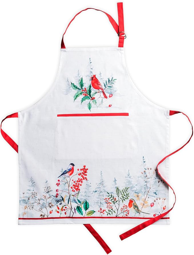 Maison d' Hermine 100% Cotton Apron for women with Pocket Kitchen Chef Apron for Men Cooking Mothers Day Gifts by MaisondHermine