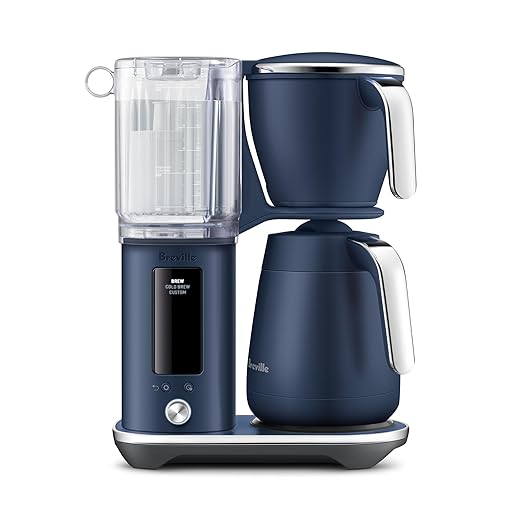 Breville Luxe Drip Coffee Machine BDC465DBL, Damson Blue, Thermal Carafe